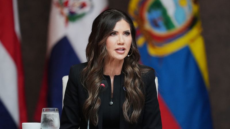 Kristi Noem absent as special envoy for Shield of the Americas