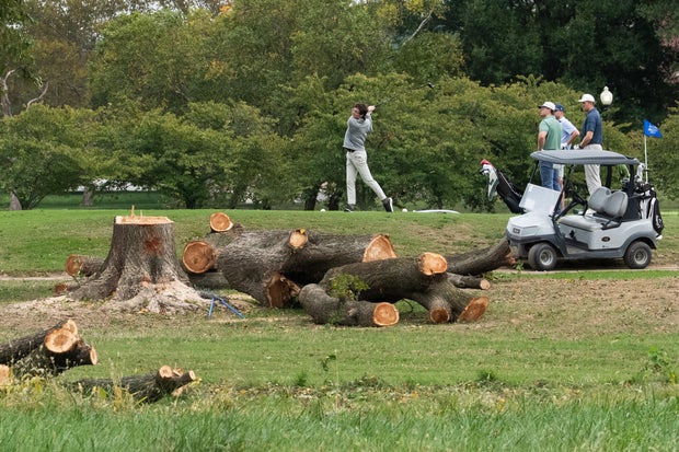 Judge blocks Trump administration from cutting down trees on DC golf course for 2 weeks