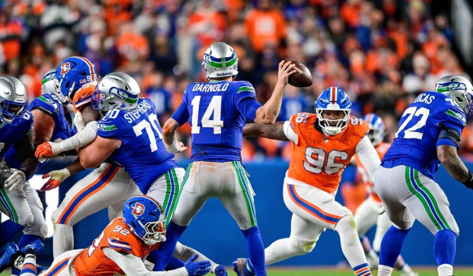Seahawks head coach Mike Macdonald doesn't sugarcoat Sam Darnold's performance against the Broncos