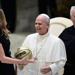 Pope Leo meets Villanova and Notre Dame basketball teams at the Vatican