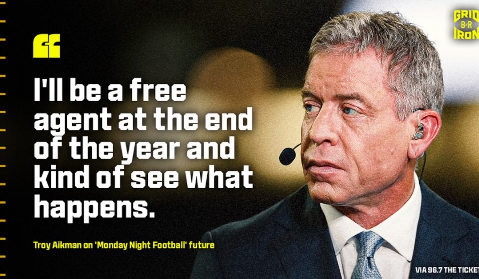 Troy Aikman discusses ESPN contract situation and status of ‘Monday Night Football’ amid rumors about future Troy Aikman discusses ESPN contract situation and status of 'Monday Night Football' amid rumors about future