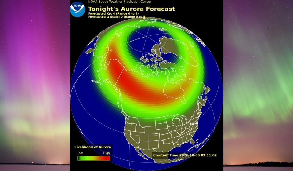 Northern Lights possible in the United States on October 9-10 as 4 CMEs head towards Earth