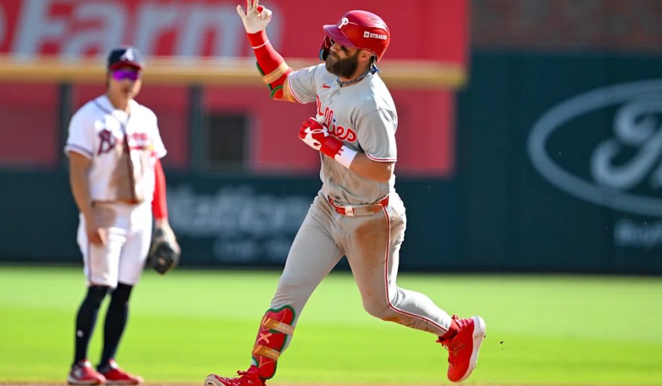 Bryce Harper Fixes Defensive Mistakes to Reverse Wild Card Series and Help Phillies Win Game 2 Against Braves: 'I Wasn't Trying to Hit a Homer'