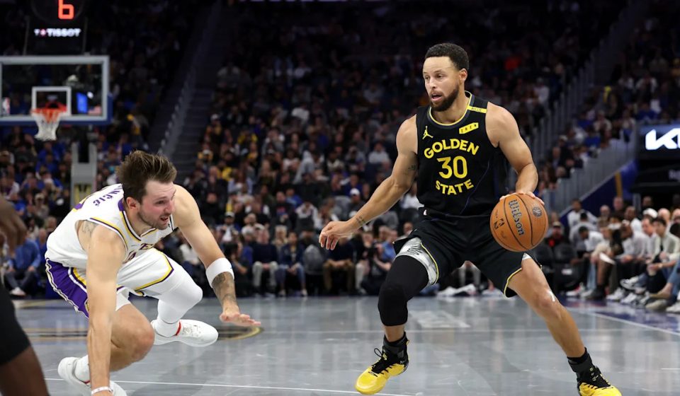Stephen Curry breaks Luka Dončić's ankles as part of 25-point comeback in NBA Cup victory
