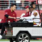 Commanders star Terry McLaurin was ruled out after suffering a knee injury early in the loss to the 49ers.