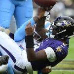 Lamar Jackson leaves Ravens-Titans game with ankle injury, replaced by Tyler Huntley in second half