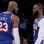 76ers spoil Knicks' night in LeBron James and Jaylen Brown's Philadelphia debuts