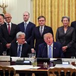 Trump disclosed millions of new transactions in SpaceX and Microsoft. Today, he presents medals to their CEOs.