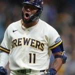 Jackson Chourio hits to lift the Brewers past the Padres in Game 2 and take a 2-0 NLDS lead