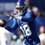 JJ McCarthy throws first touchdown pass for Giants, nearly leads game-tying comeback