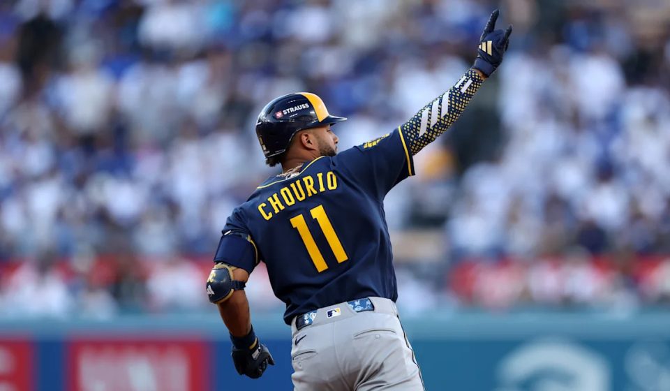 NLCS: Jackson Chourio sucks the life out of Dodger Stadium with leadoff home run off Blake Snell to spark Brewers' Game 3 win