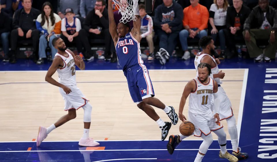 The 76ers' new look provides a glimpse of what could happen against the defending champion Knicks