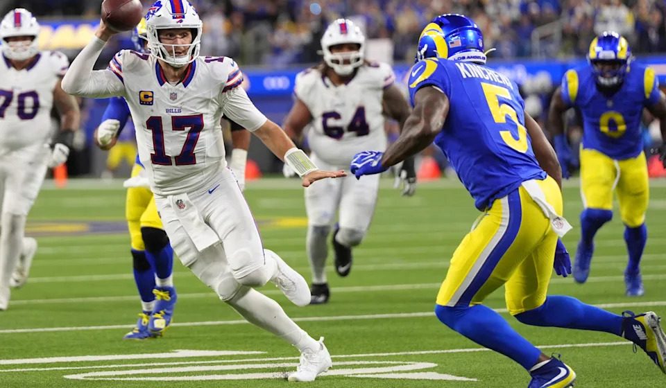Bills get huge blocked field goal in overtime, then Josh Allen leads Buffalo to dramatic win over Rams