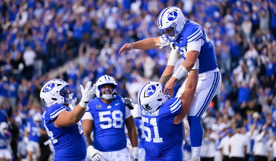College football scores, live updates: BYU upsets Notre Dame, Miami survives 2OT thriller against Florida State