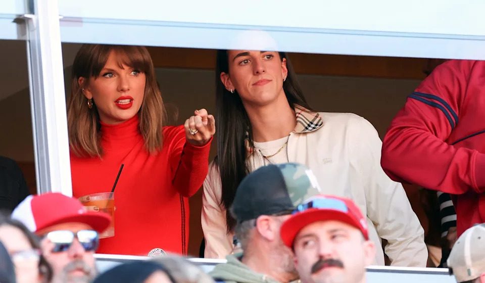 Taylor Swift traveled from Los Angeles to Travis Kelce's Chiefs-Chargers game and brought 2 famous friends