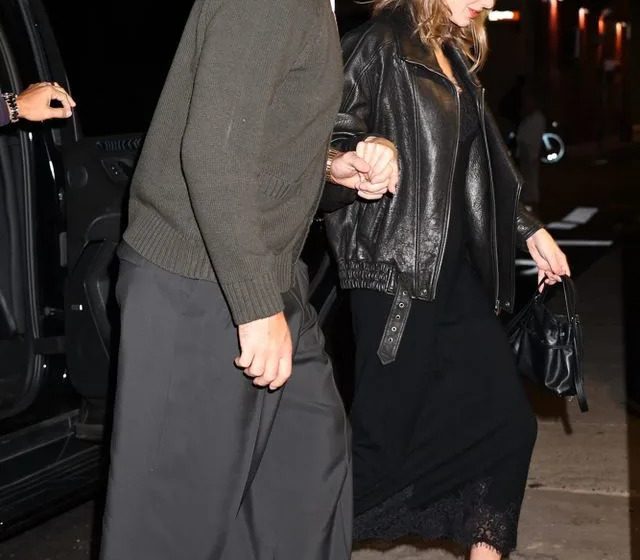 Taylor Swift and Travis Kelce step out in stylish, coordinated looks for dinner in NYC on her birthday