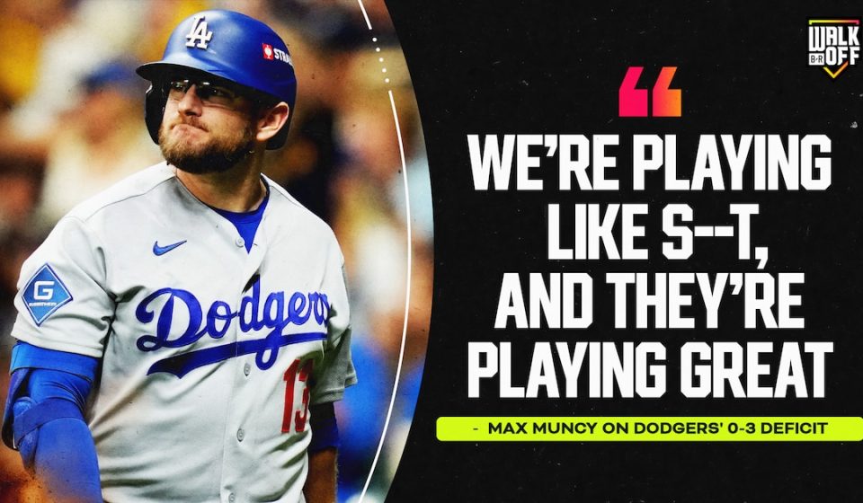 ‘We play like S–t,’ Dodgers’ Max Muncy reacts to 3-0 NLCS deficit against Brewers 'We play like S--t,' Dodgers' Max Muncy reacts to 3-0 NLCS deficit against Brewers