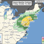 Friday night's storms could bring strong winds, then temperatures drop