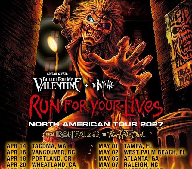 IRON MAIDEN announces surprise return to North America in 2027