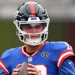 JJ McCarthy emerges as Giants' potential starting quarterback while running back Cam Skattebo sits on the bench