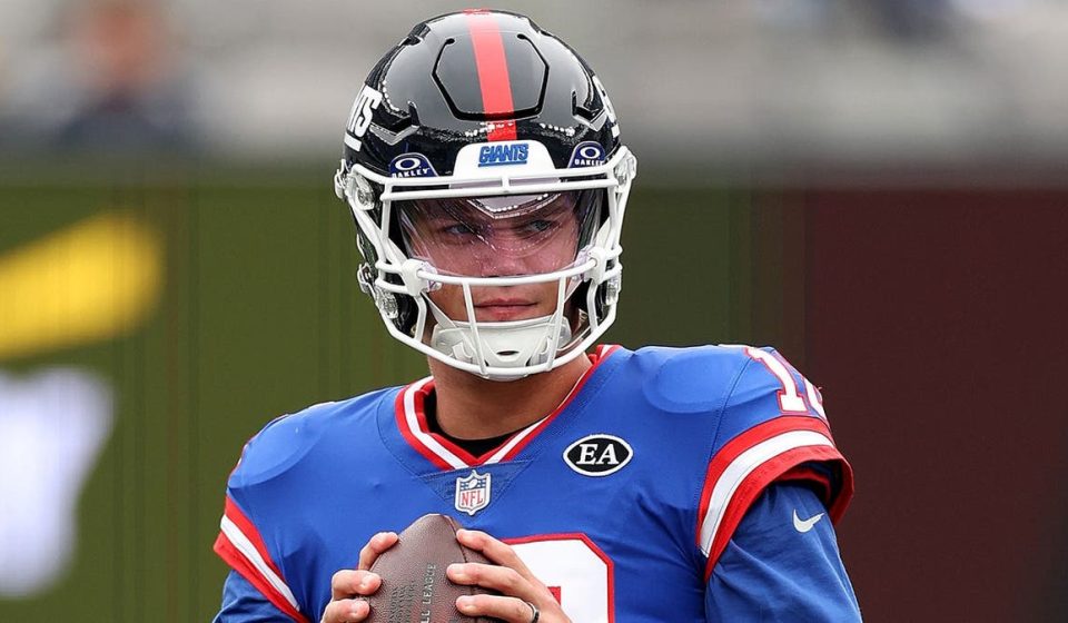 JJ McCarthy emerges as Giants' potential starting quarterback while running back Cam Skattebo sits on the bench