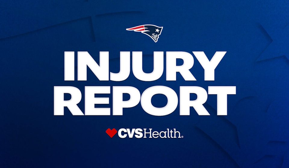 Week 6 Injury Report: Patriots vs. Jets