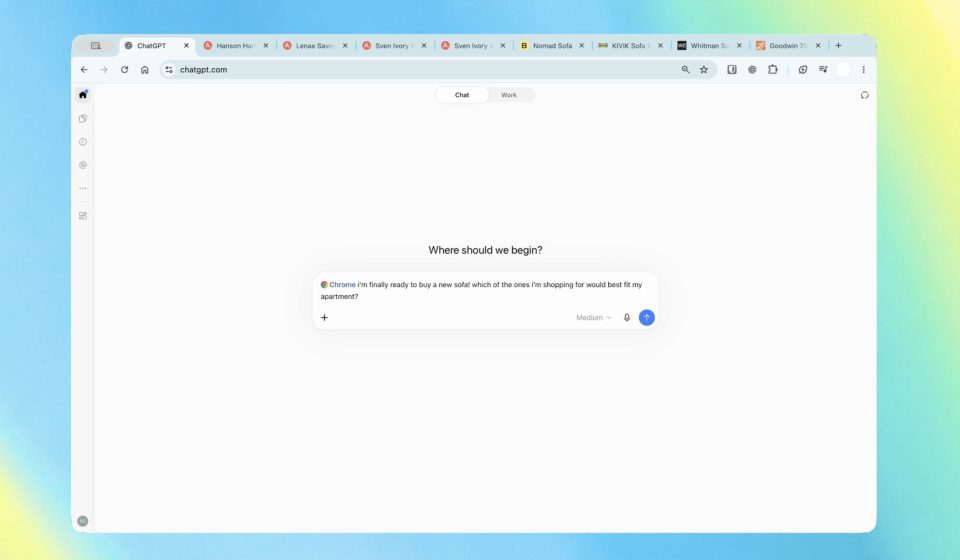 ChatGPT can now consult your Chrome tabs to complete tasks for you