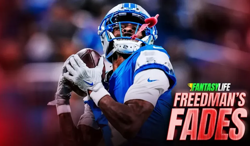 WR Rankings Downgrades for Week 8 Fantasy Football: Jameson Williams and More