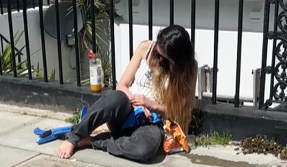 Abu Dhabi king pictured collapsed on London street after cocaine binge