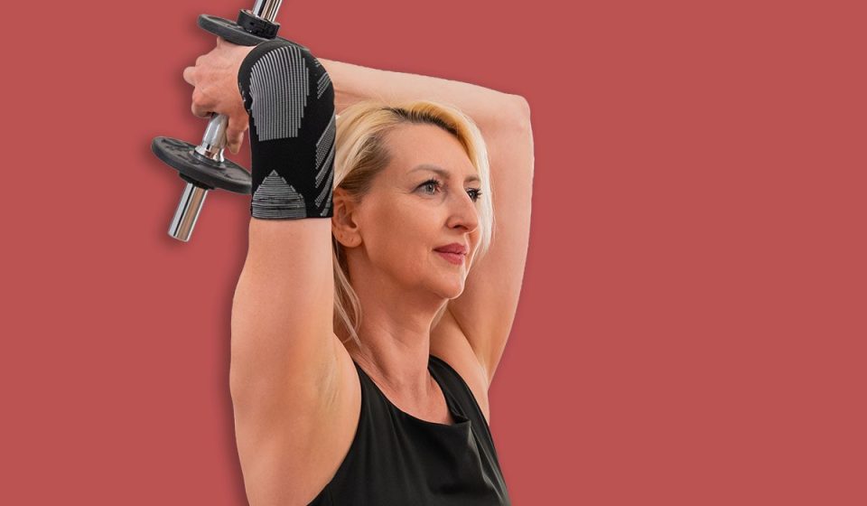 Home exercises for armpit jiggle after 60: 5 movements