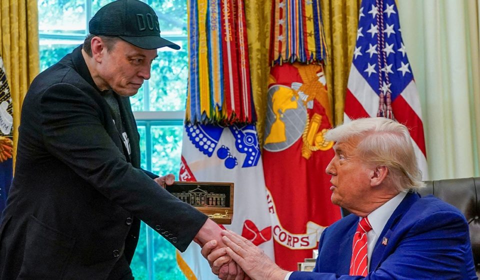 Trump awards National Medal of Science to Musk and Sergey Brin at summit