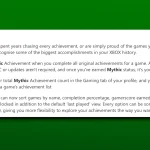 Xbox Mythic Achievements are now available to all console players