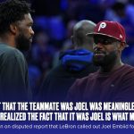 Mike Breen apologizes after LeBron James denies report of interaction with 76ers' Joel Embiid