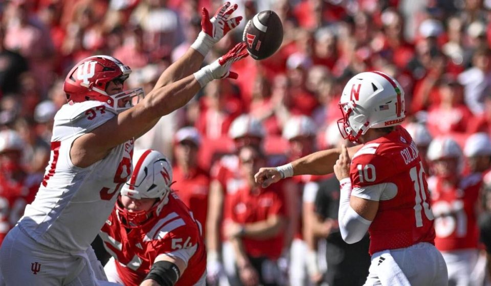Nebraska blows fourth-quarter lead against No. 7 Indiana, extends top-25 losing streak to 31 games