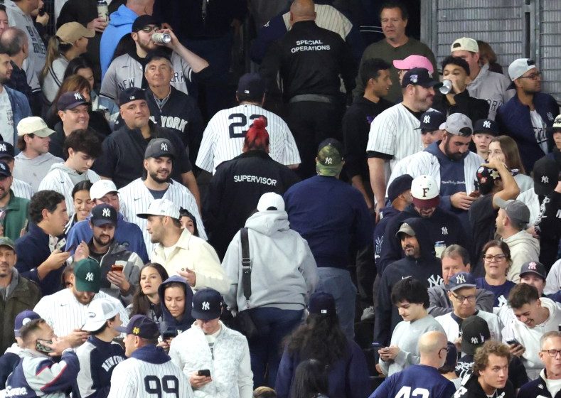 Yankees fan kicked out of stadium after Anthony Volpe home run interference controversy Yankees fan kicked out of stadium after Anthony Volpe home run interference controversy