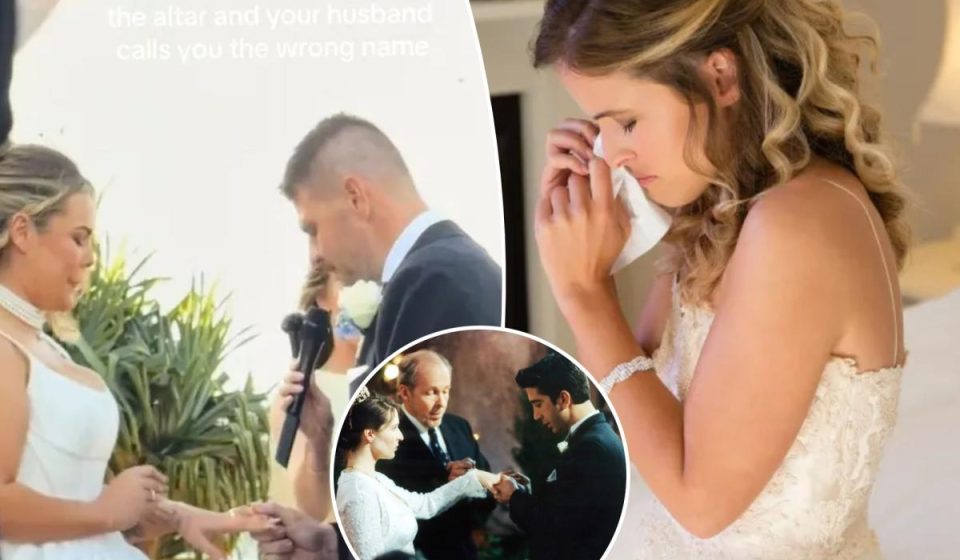 Groom blasted for calling bride by sister's name at wedding