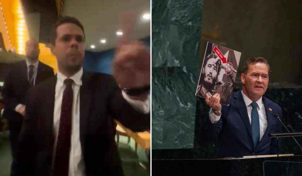 Cuban official accused of shoving US diplomat during Mike Waltz argument at UN to be expelled from US: ‘He’s gone’ Cuban official accused of shoving US diplomat during Mike Waltz argument at UN to be expelled from US: 'He's gone'