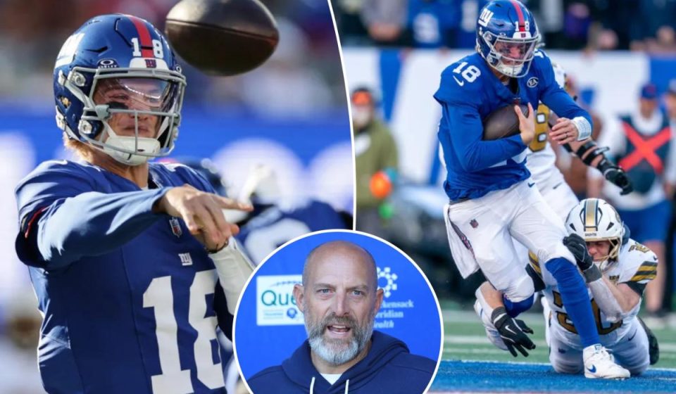Giants' Matt Nagy ready to open playbook for JJ McCarthy's first start