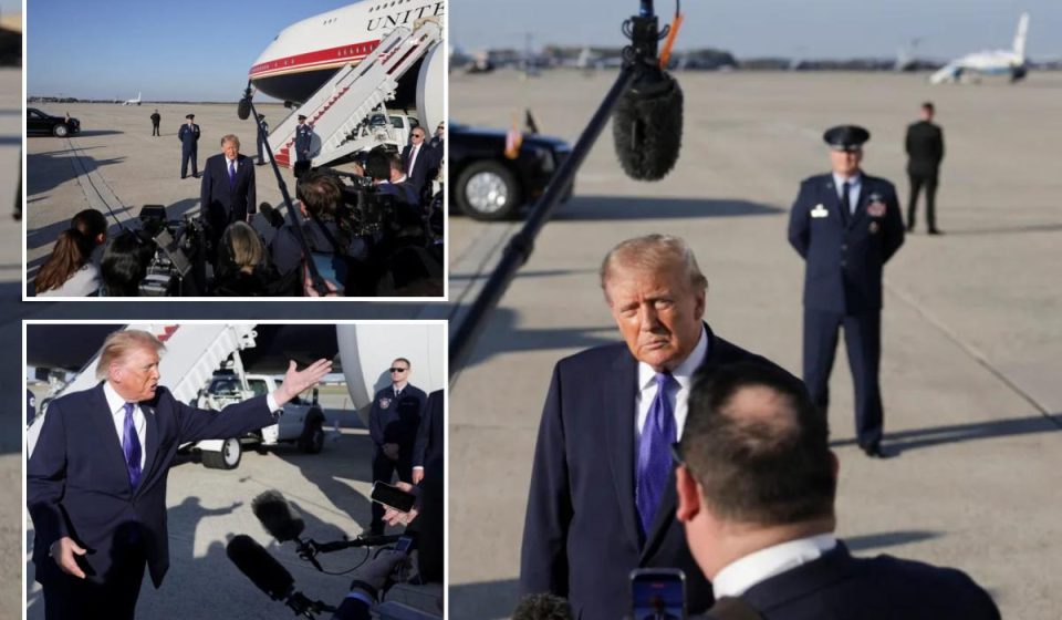 Trump rips 'out of shape' reporter for asking about canceled Kansas trip: 'You look like hell'