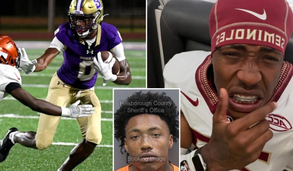 Florida State fires top football recruit Chuck Kennon after felony arrest