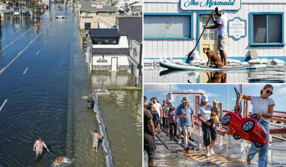 King tides flood SoCal coast and close Pacific Coast Highway