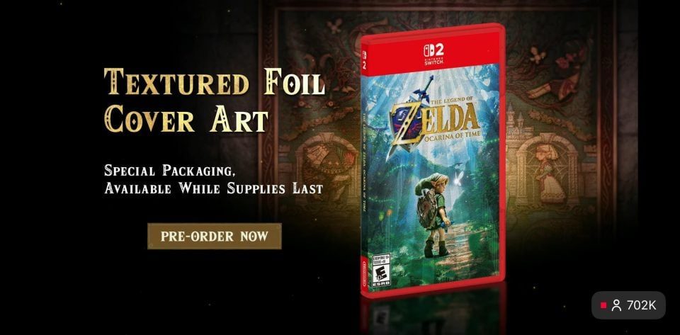 Last chance to save $10 on Zelda: Ocarina of Time Switch 2 pre-orders before launch – Nintendo Wire