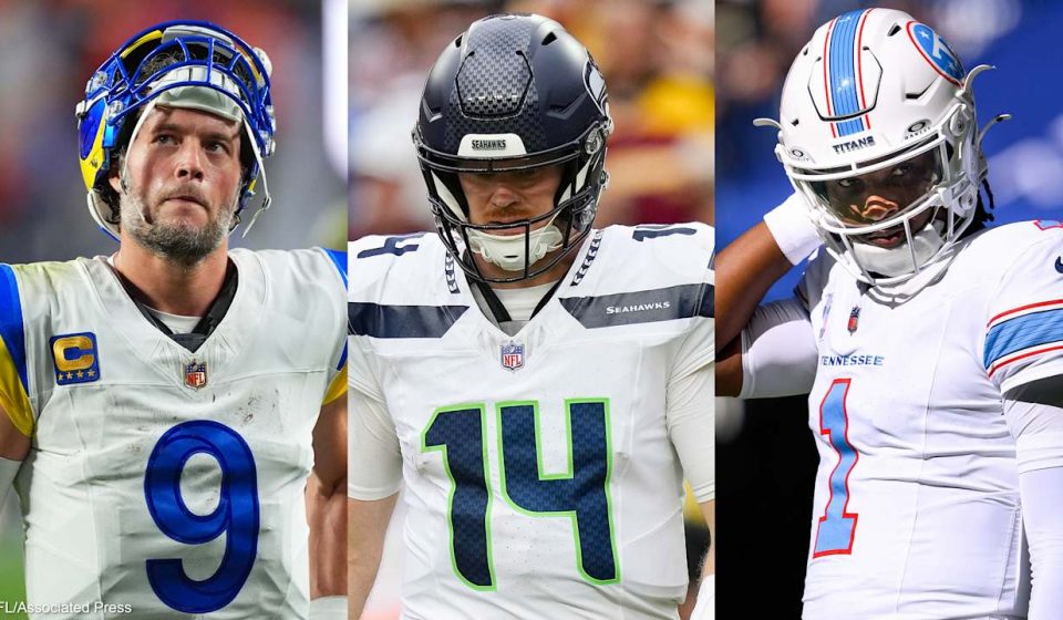 Matthew Stafford, Sam Darnold and Cam Ward are struggling: can three top QBs succeed? | Latest NFL News, Analysis and Updates