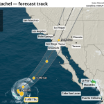 Tropical Storm Rachel expected to make landfall in the San Diego area