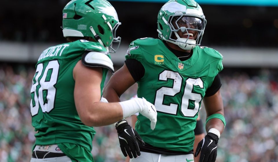 Eagles injury report: Saquon Barkley limited while other key offensive starters miss practice