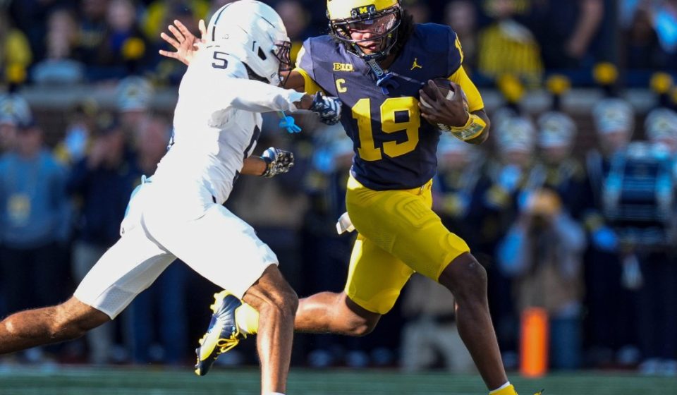 Reacting to Michigan benching quarterback Bryce Underwood playing Tommy Carr against PSU