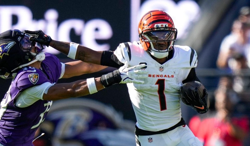 Ja'Marr Chase's impassioned halftime speech turned the Bengals' day against the Baltimore Ravens around