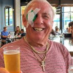Ric Flair returned to the same bar the night after a bloody fall that sent him to the hospital
