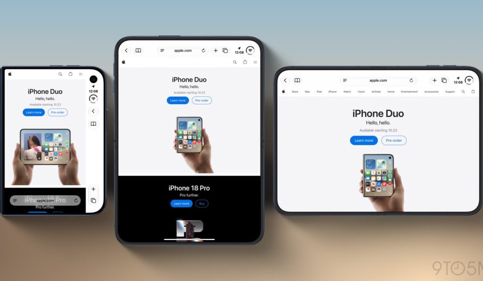 Apple exploring fix for cramped Safari layout on iPhone Duo’s outer screen Apple exploring fix for cramped Safari layout on iPhone Duo's outer screen