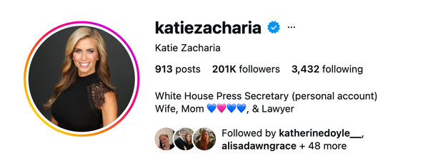 White House Press Secretary Katie Zacharia Confirms She Never Passed the Bar Exam After Saying She Was a Lawyer